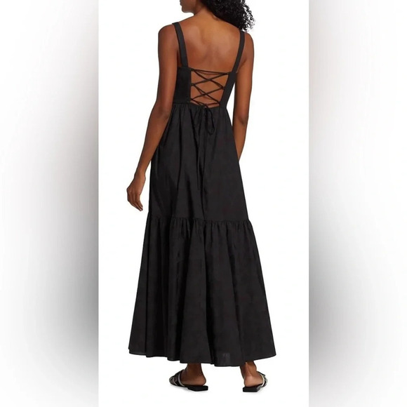 Michelle Smith Dresses & Skirts - MICHELLE SMITH x Saks Eva Tiered Maxi Dress in black